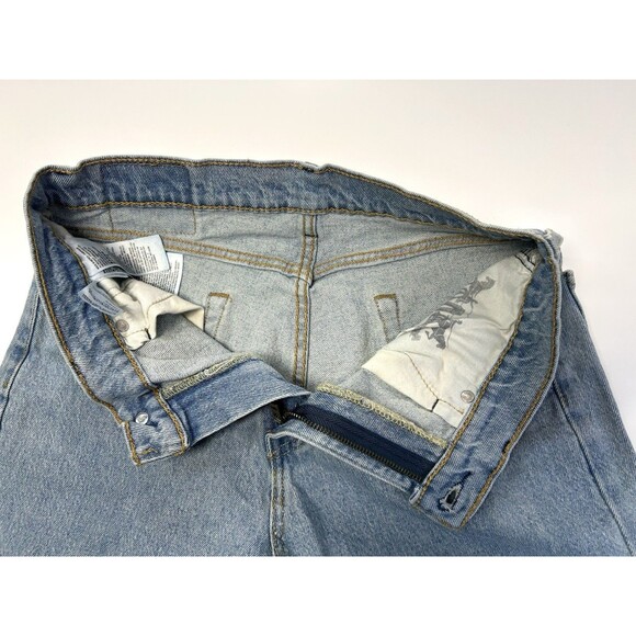 Levi's 505 Mens Regular Blue Jeans 30x30 Light Wash - Picture 6 of 13